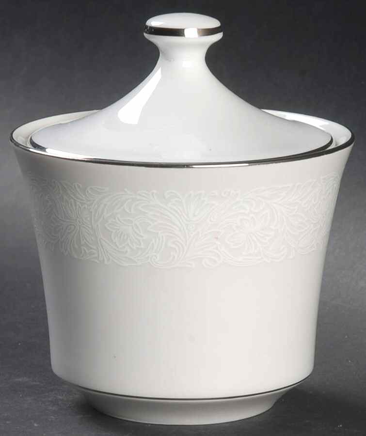 Bridal Lace Sugar Bowl & Lid by Wyndham-1