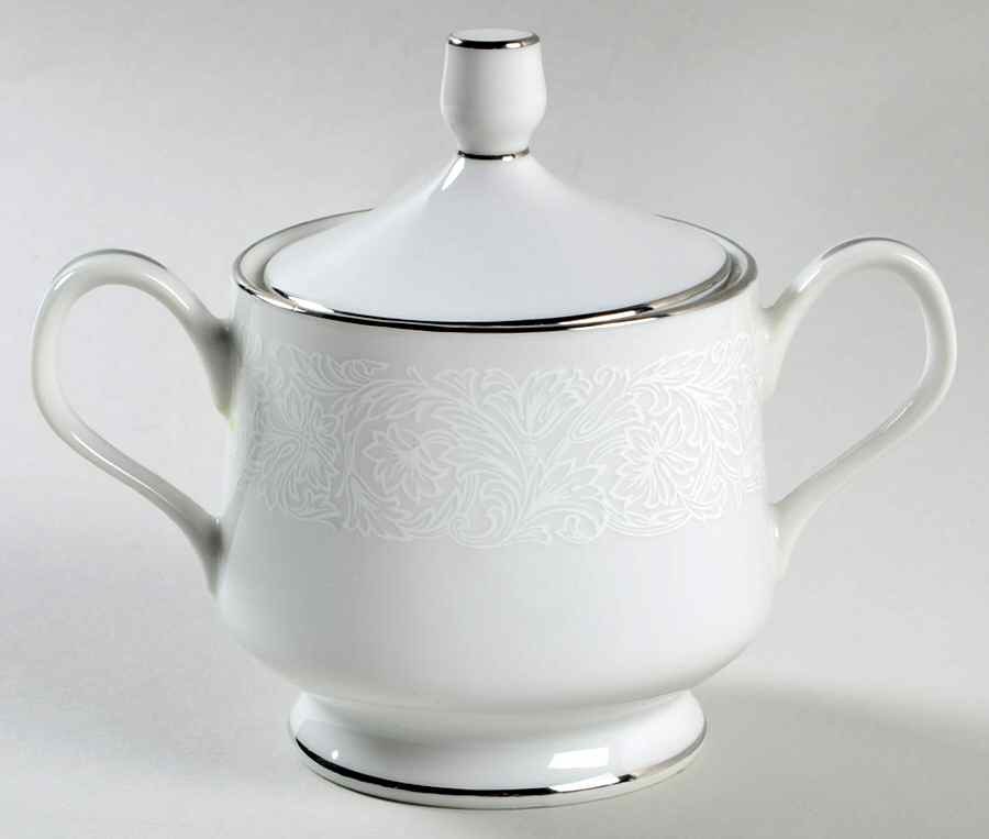 Bridal Lace Sugar Bowl & Lid by Wyndham-1