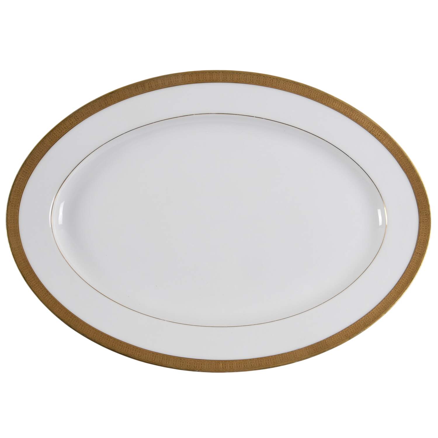 Castilian Gold 14" Oval Serving Platter by Wyndham-1