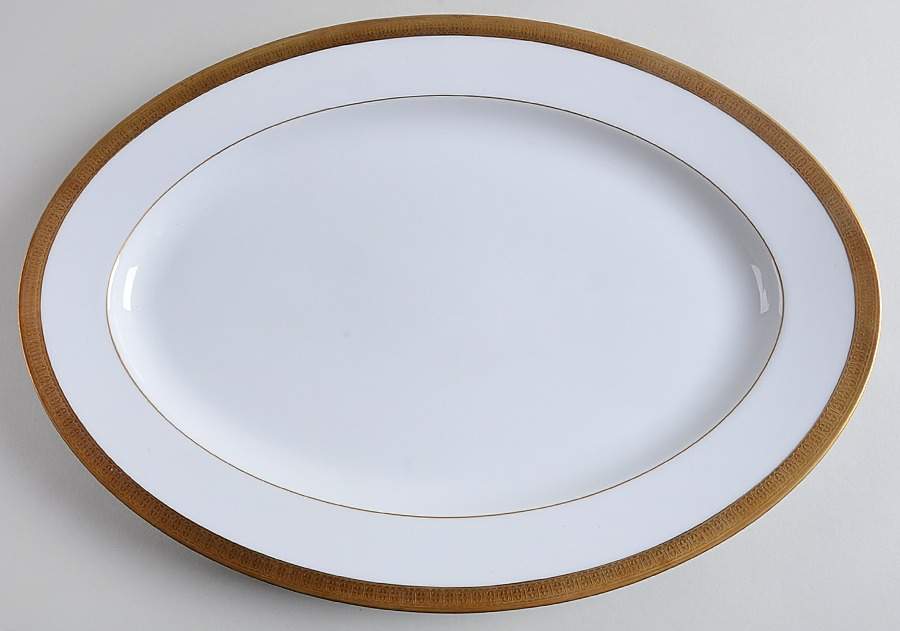 Castilian Gold 16" Oval Serving Platter by Wyndham-1