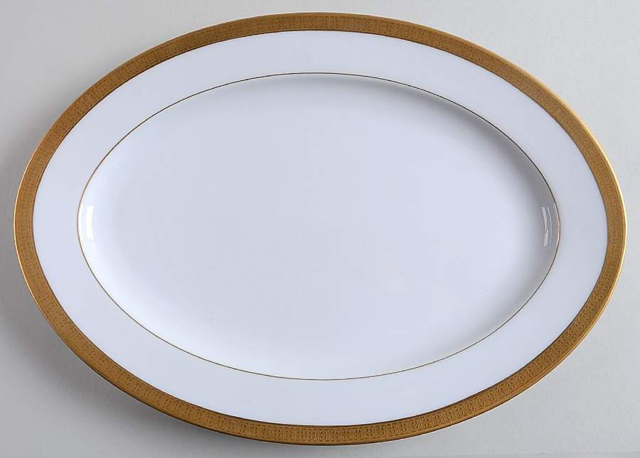 Castilian Gold 12" Oval Serving Platter by Wyndham-1