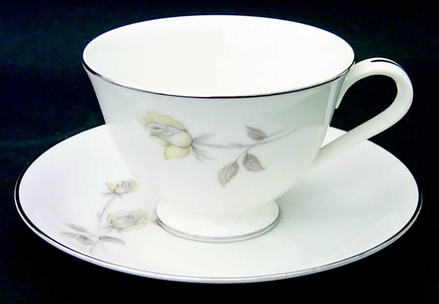 Cindy Footed Cup & Saucer Set by Wyndham-1