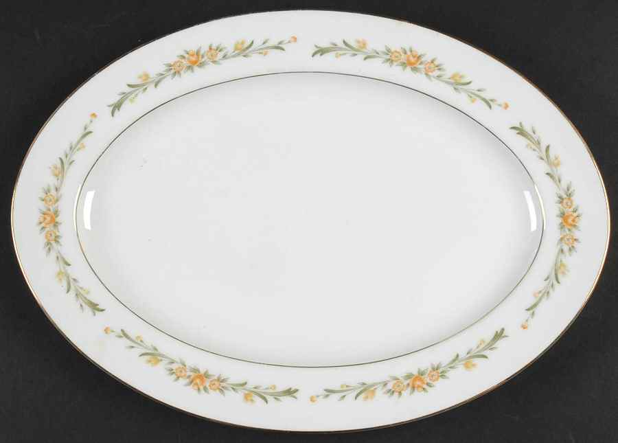 Dulcet 12" Oval Serving Platter by Wyndham-1