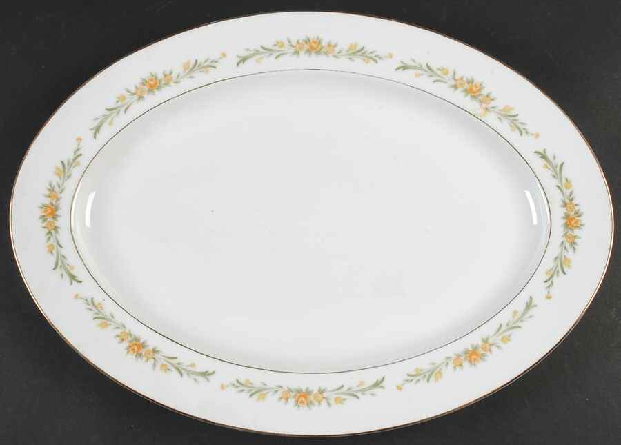 Dulcet 16" Oval Serving Platter by Wyndham-1