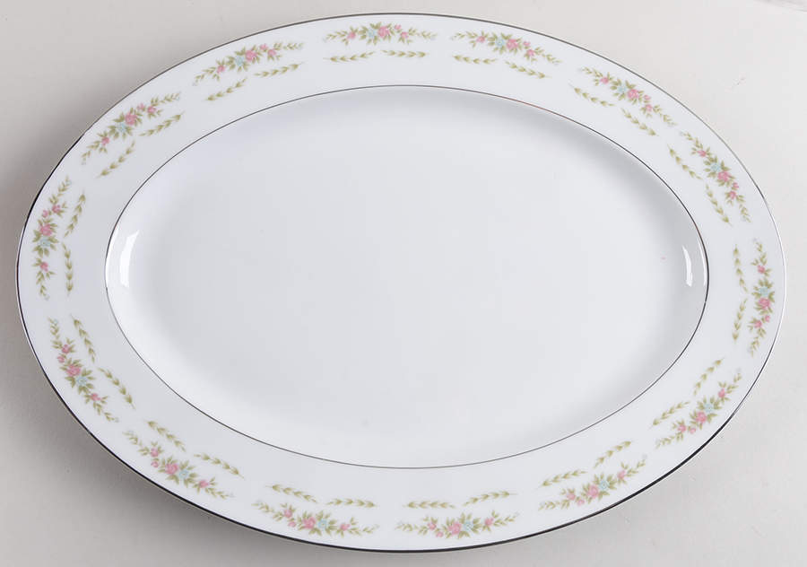 Janice 16" Oval Serving Platter by Wyndham-1
