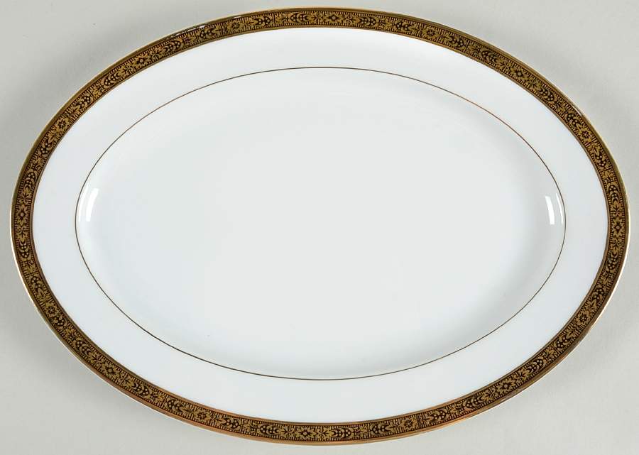 Jefferson 12" Oval Serving Platter by Wyndham-1