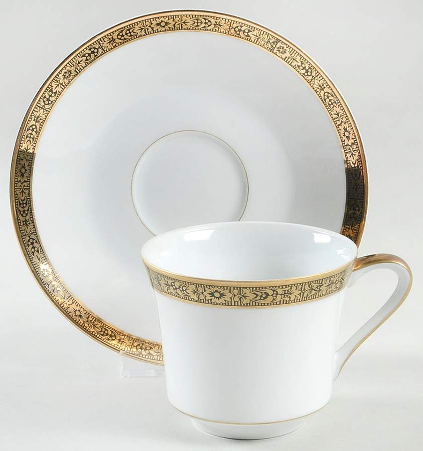 Jefferson Flat Cup & Saucer Set by Wyndham-1