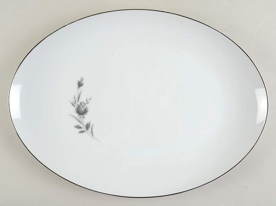 Maltese Rose 16" Oval Serving Platter by Wyndham-1
