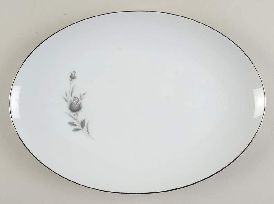 Maltese Rose 12" Oval Serving Platter by Wyndham-1