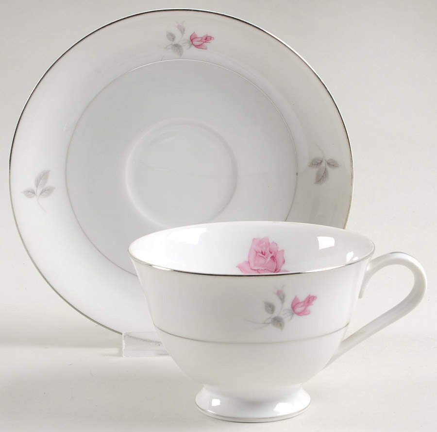 Maxine Footed Cup & Saucer Set by Wyndham-1