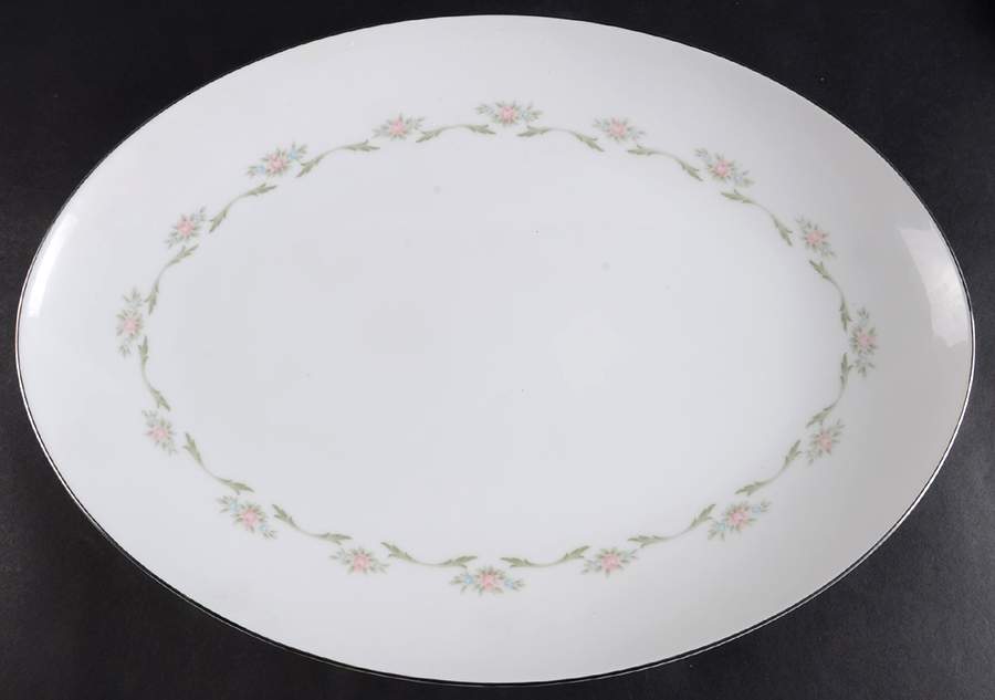Michele 16" Oval Serving Platter by Wyndham-1