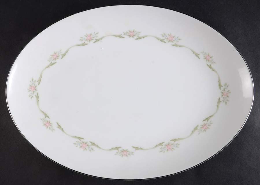 Michele 12" Oval Serving Platter by Wyndham-1