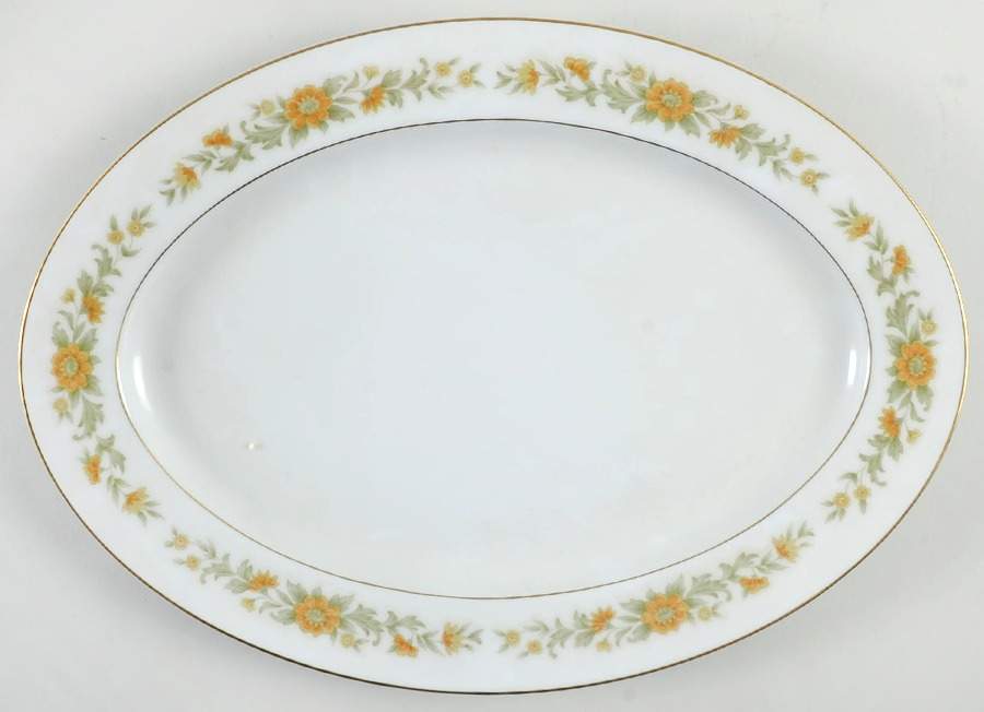 Pandora 14" Oval Serving Platter by Wyndham-1
