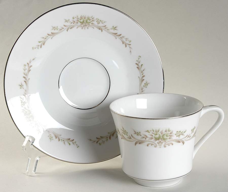 Penrose Flat Cup & Saucer Set by Wyndham-1