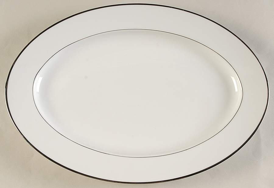 Prelude 14" Oval Serving Platter by Wyndham-1