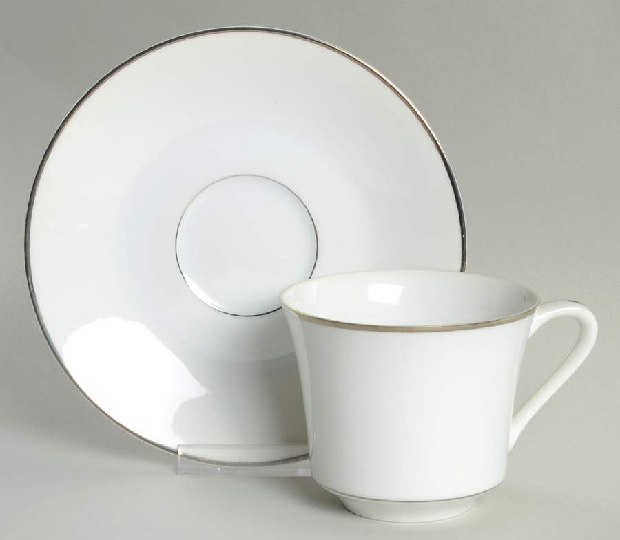 Prelude Flat Cup & Saucer Set by Wyndham-1