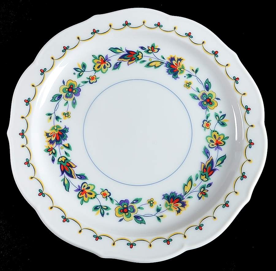 Wild Flowers Salad Plate by Wyndham-1