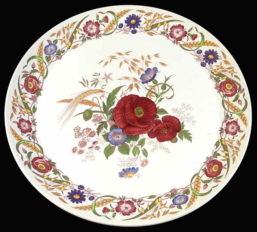 Cornflower Multicolor (Smooth) 16" Round Torte Plate by Wedgwood-1
