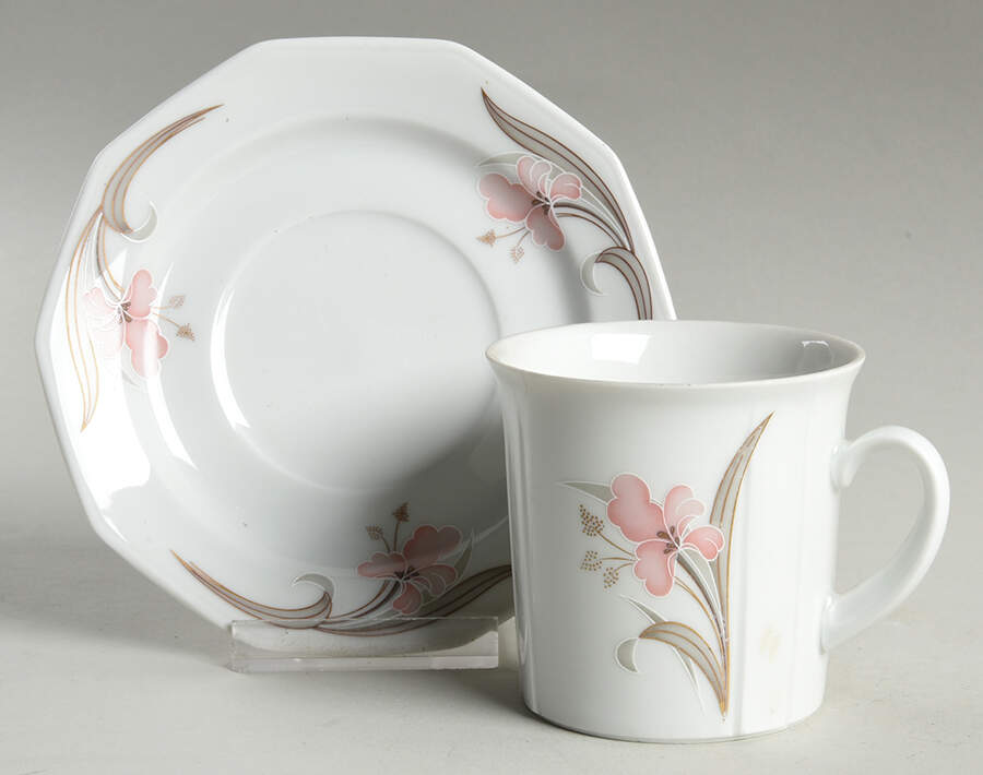 WIG241 Flat Cup & Saucer Set by Winterling - Bavaria-1