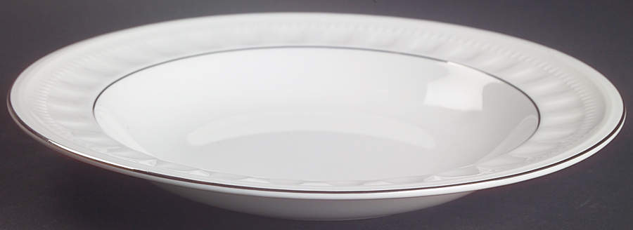 Colosseum Platinum Large Rim Soup Bowl by Wedgwood-1
