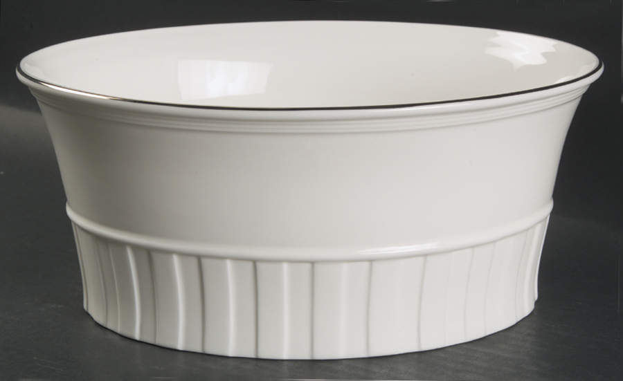Colosseum Platinum 10" Large Salad Serving Bowl by Wedgwood-1
