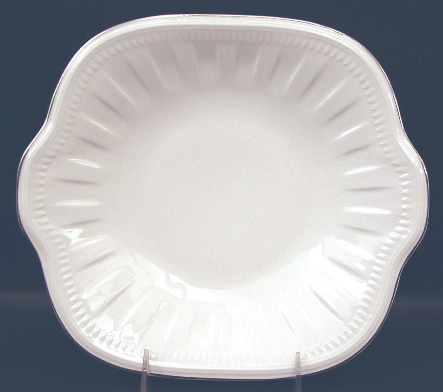 Colosseum Platinum Square Handled Cake Plate by Wedgwood-1