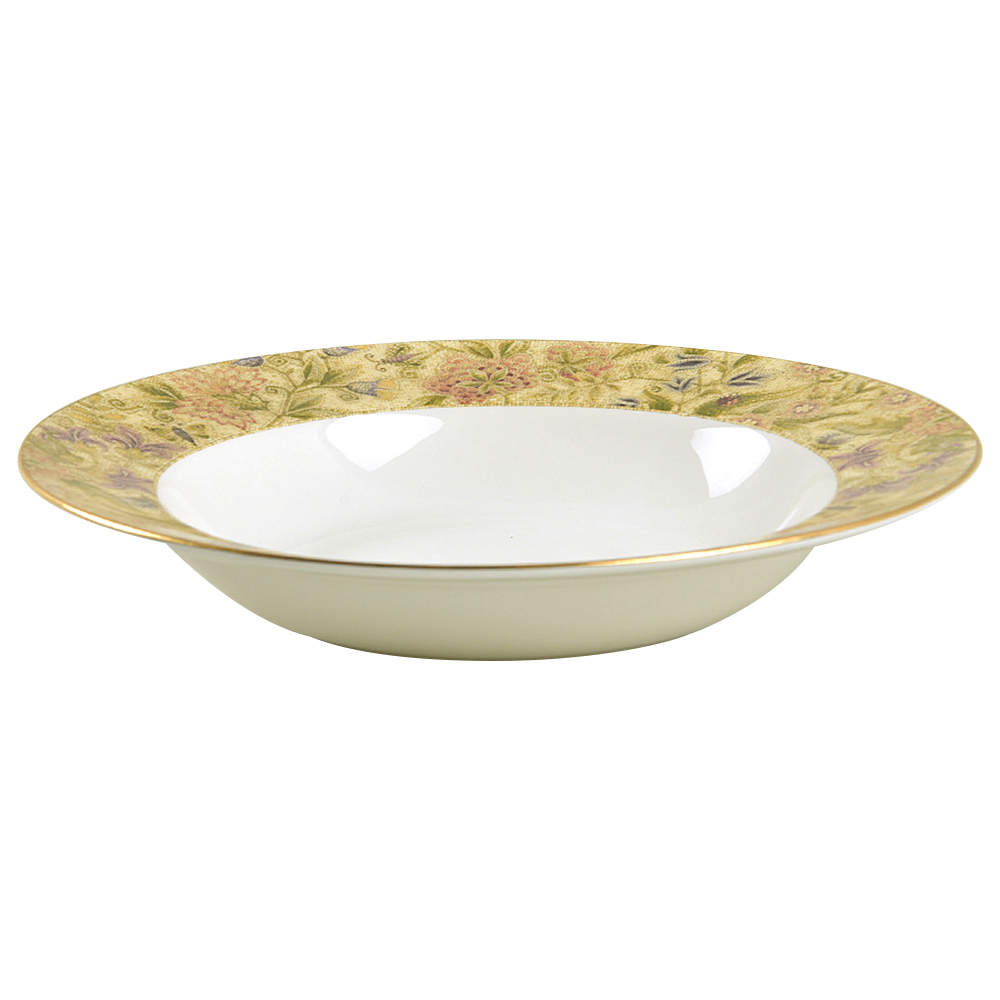 Floral Tapestry Rim Soup Bowl by Wedgwood-1