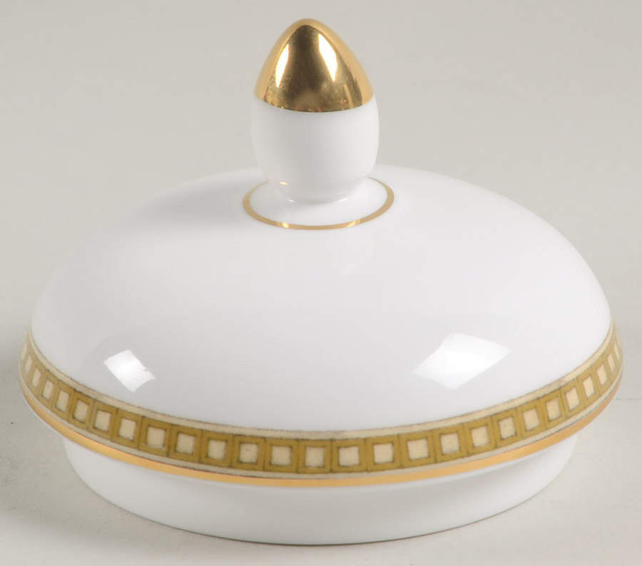 Floral Tapestry Lid for Globe Shape Sugar Bowl by Wedgwood-1