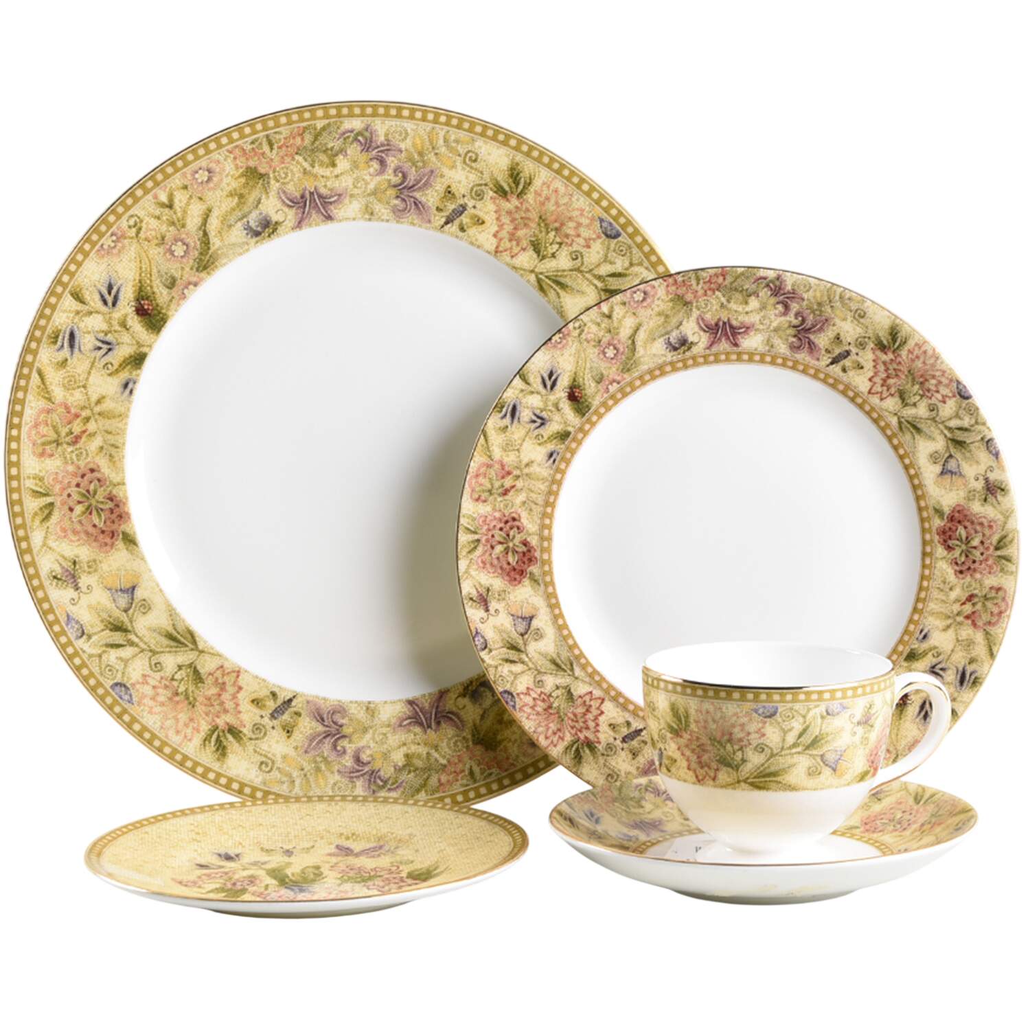 Floral Tapestry 40 Piece Estate Set by Wedgwood-1