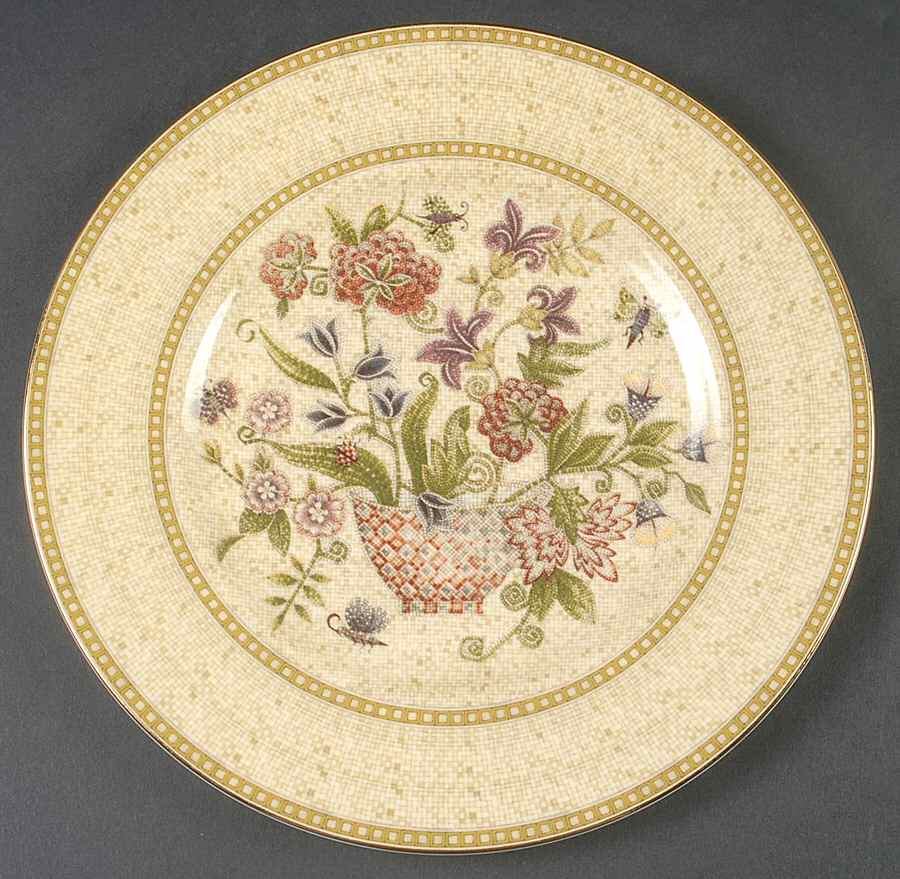 Floral Tapestry Accent Luncheon Plate by Wedgwood-1