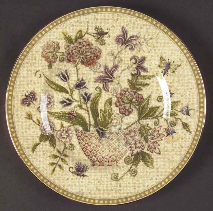 Floral Tapestry Dessert/Pie Plate by Wedgwood-1
