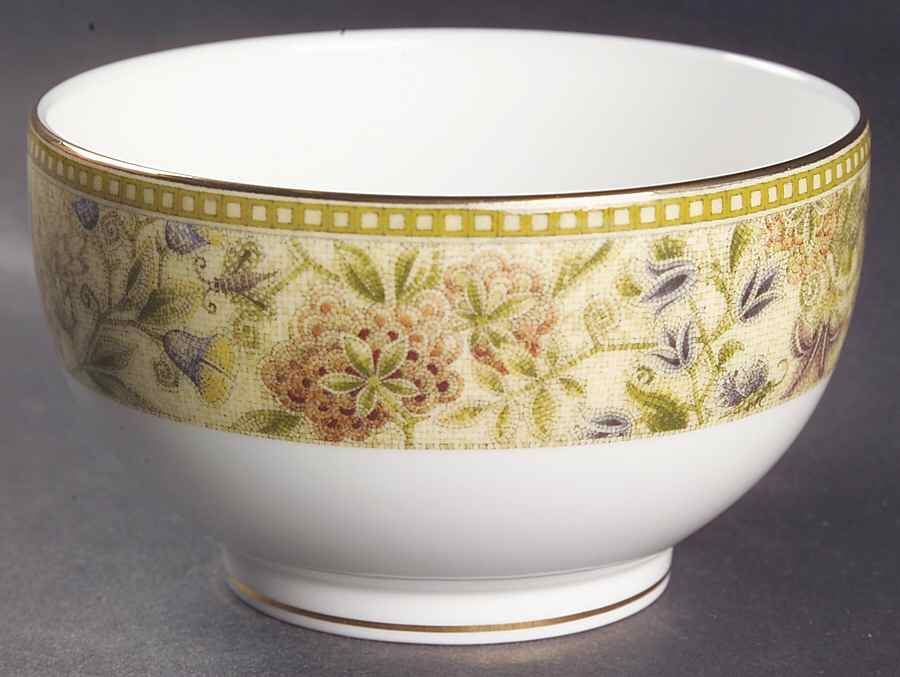 Floral Tapestry Open Sugar Bowl by Wedgwood-1
