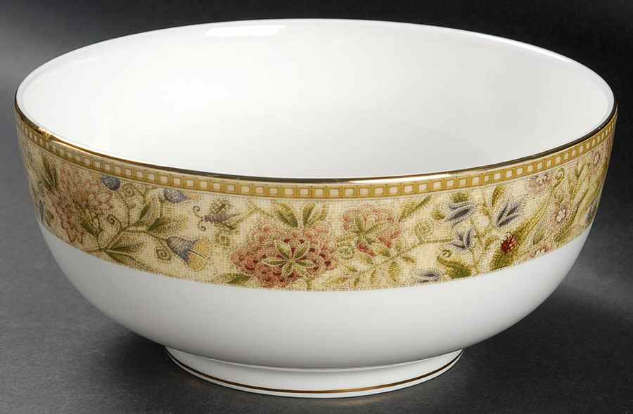 Floral Tapestry 8" Salad Serving Bowl by Wedgwood-1