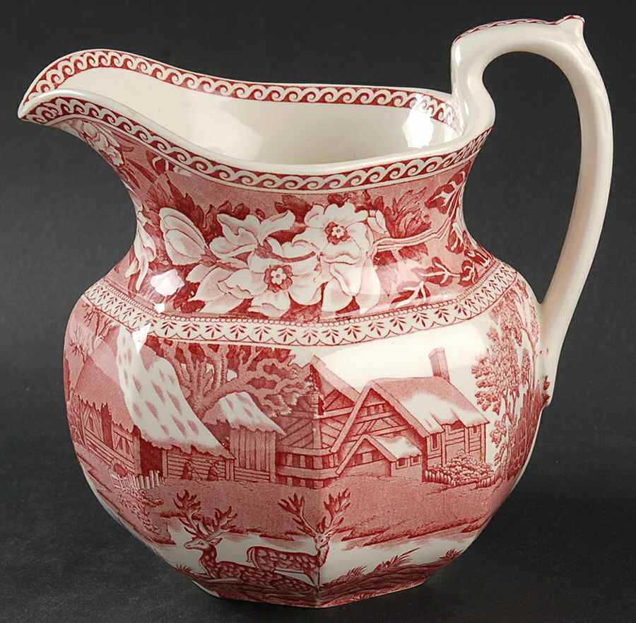Fallow Deer Pink 40 Oz Pitcher by Wedgwood-1