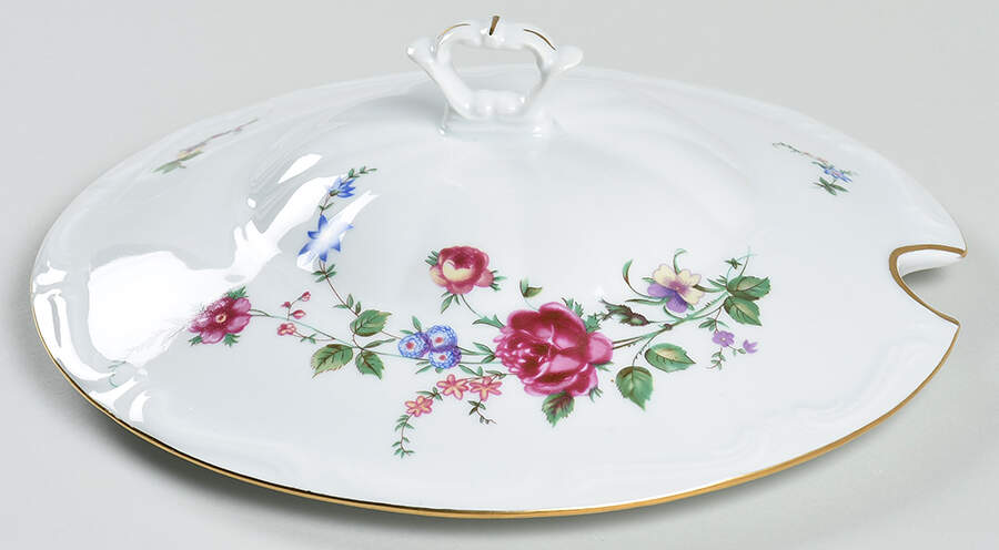 Sheraton Rose Lid for Round Vegetable by Wawel-1