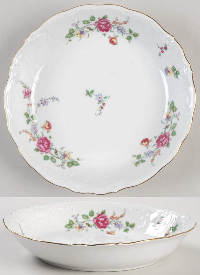 Sheraton Rose Coupe Soup Bowl by Wawel-1