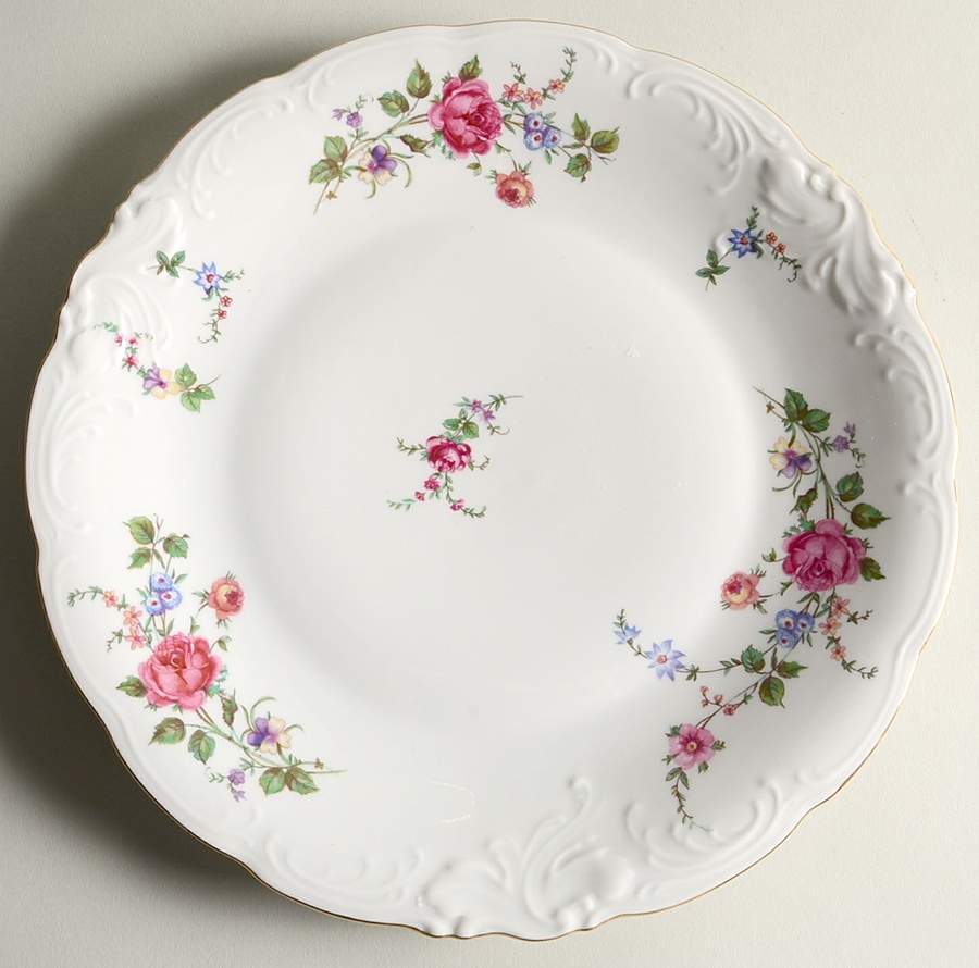 Sheraton Rose Dinner Plate by Wawel-1