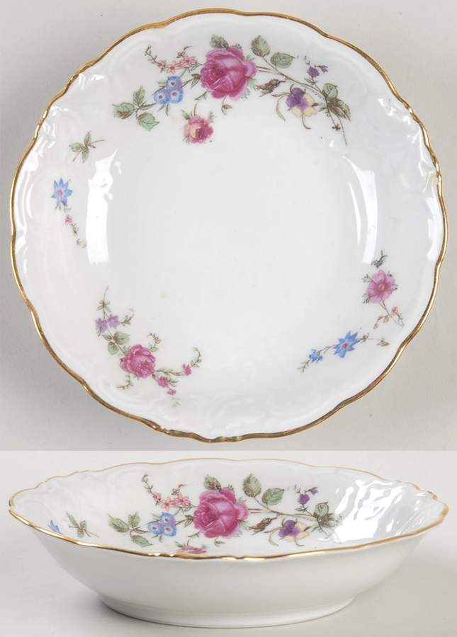 Sheraton Rose Fruit/Dessert (Sauce) Bowl by Wawel-1