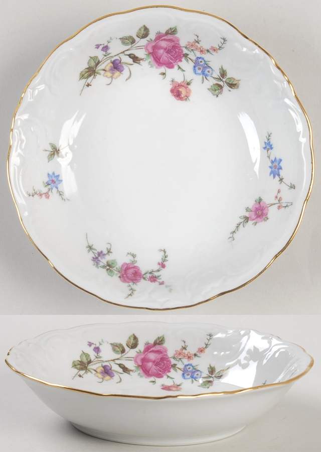 Sheraton Rose Fruit/Dessert (Sauce) Bowl by Wawel-1