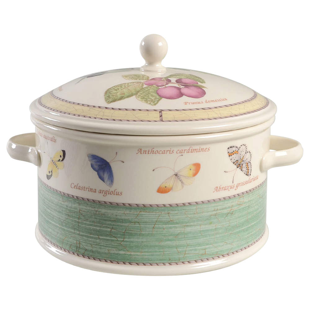 Sarah's Garden 2 Qt Round Covered Casserole by Wedgwood-1