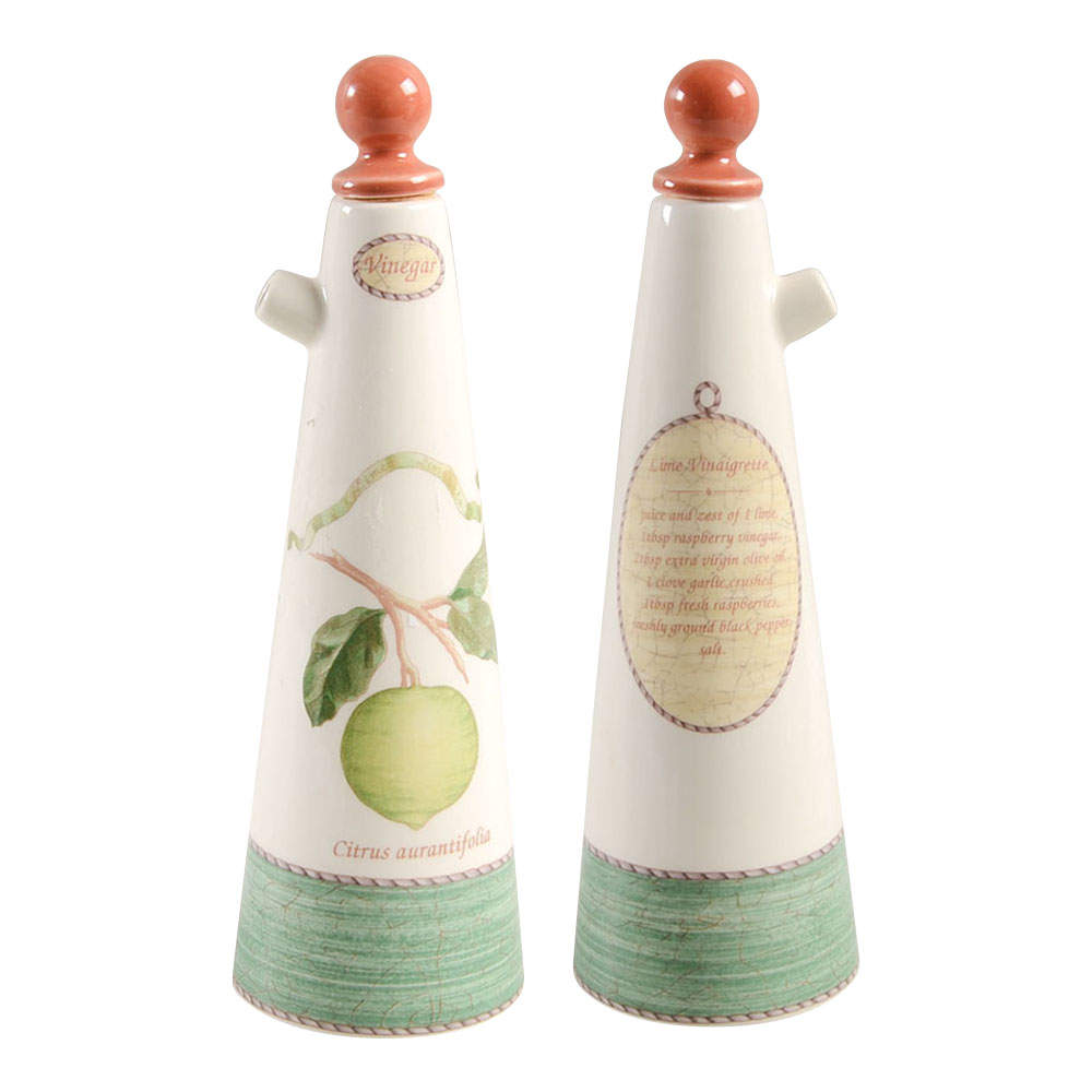 Sarah's Garden Vinegar Cruet and Stopper by Wedgwood-1