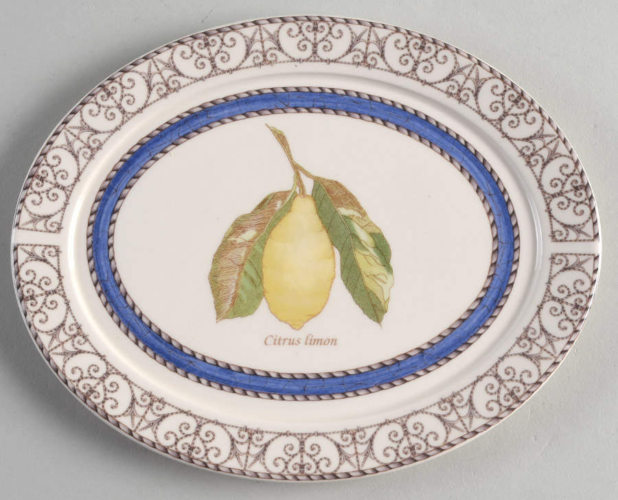 Sarah's Garden Oval Butter No Lid by Wedgwood-1