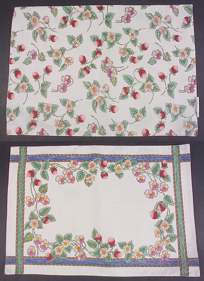 Sarah's Garden Reversible Cloth Placemat by Wedgwood-1
