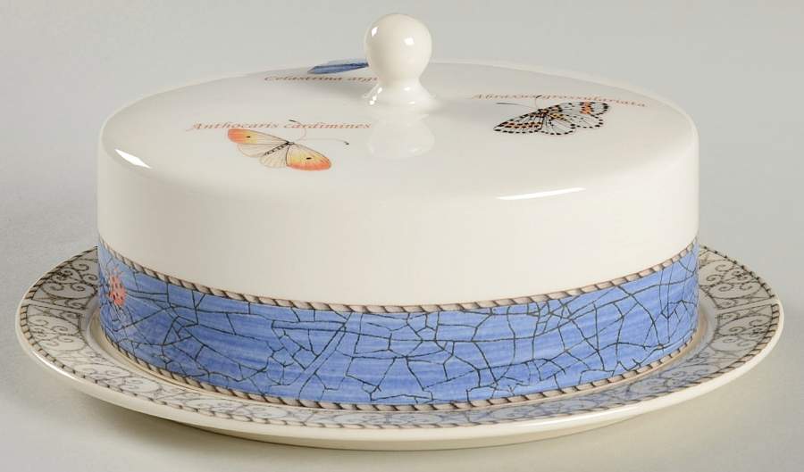 Sarah's Garden Oval Covered Butter by Wedgwood-1