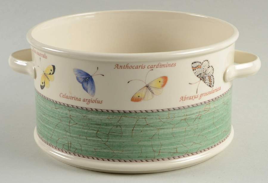 Sarah's Garden 2 Qt Round Covered Casserole No Lid by Wedgwood-1