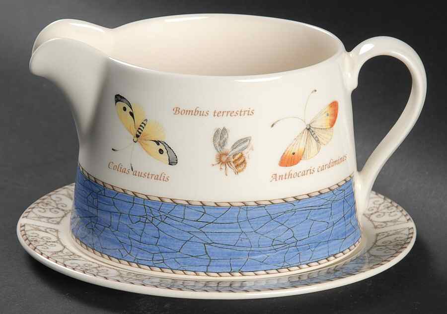Sarah's Garden Open Sauce Boat & Underplate by Wedgwood-1