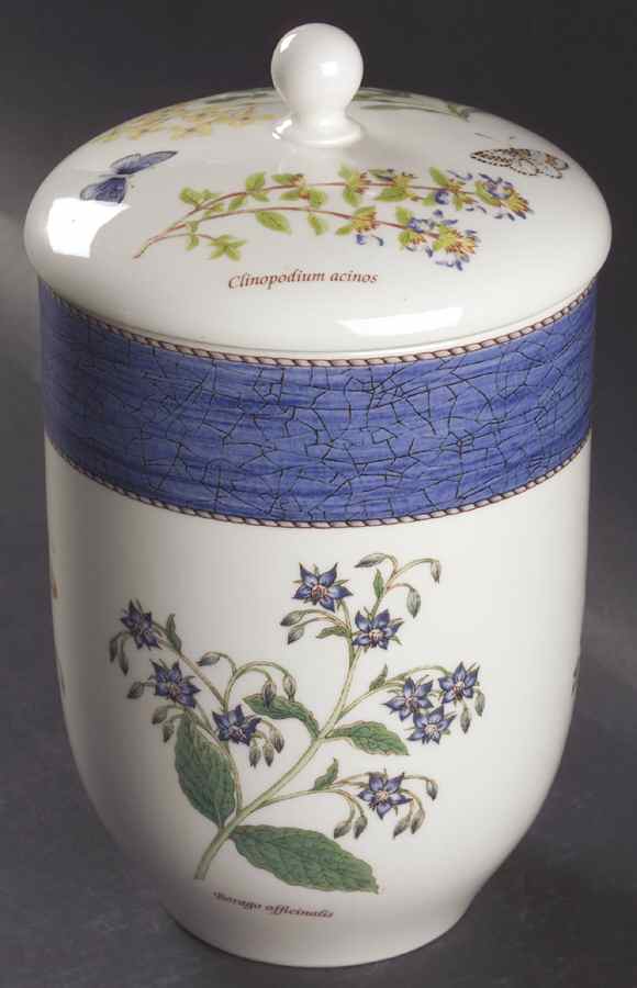 Sarah's Garden 8" Storage Jar & Lid by Wedgwood-1