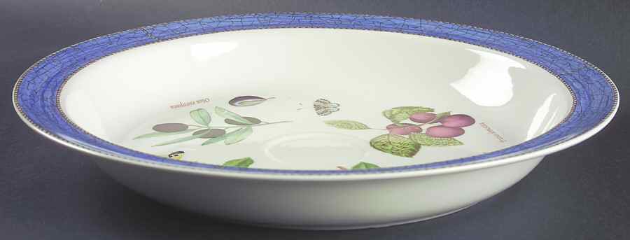 Sarah's Garden Chip Bowl/Plate for Chip & Dip Set by Wedgwood-1
