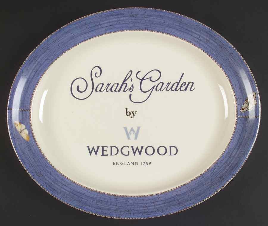 Sarah's Garden 16" Oval Serving Platter by Wedgwood-1