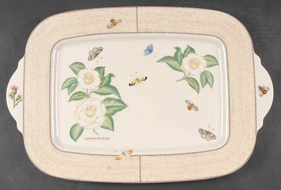 Sarah's Garden 19" Rectangular Serving Platter by Wedgwood-1